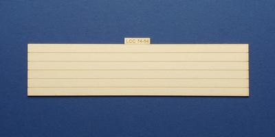 LCC 74-84 O gauge plank panel for coal staithes type 1